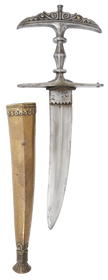 RARE INDOPERSIAN (HUNDU KUSH) DAGGER JAMDAR KATARI - Fagan Arms