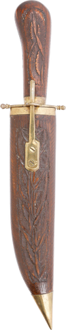 INDIAN DAGGER AND SHEATH KASHMIR - Fagan Arms