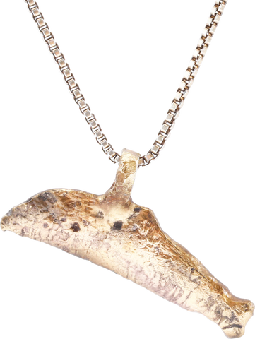GREEK/UKRAINE BRONZE DOLPHIN PENDANT NECKLACE, 5TH-4TH CENTURY BC - Fagan Arms