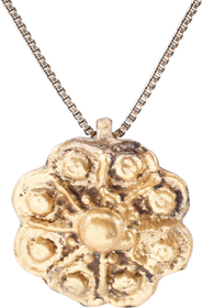 MEDIEVAL WHEEL OF FORTUNE AMULET NECKLACE, 5TH-7TH CENTURY - Fagan Arms