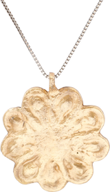 ROMAN WHEEL OF FORTUNE AMULET NECKLACE, 3rd-6th CENTURY AD - Fagan Arms