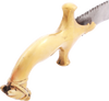INDOPERSIAN HORSE HEAD SHAMSHIR WITH FLAMBERGE BLADE, 18th-19th CENTURY - Fagan Arms