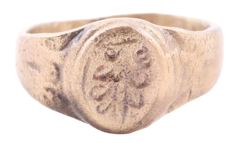 LATE MEDIEVAL WOMAN'S FASHION RING, SIZE 7 ¾ - The History Gift Store