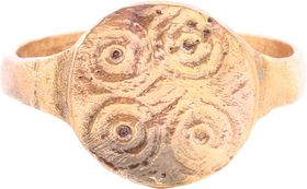 MEDIEVAL ANGLO-SAXON (ENGLISH) RING, SIZE 10 1/2 - The History Gift Store