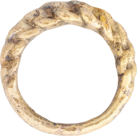 VIKING WARRIOR’S ROPED OR TWIST RING, C.866-1067 AD, SIZE 7 ½ - Fagan Arms