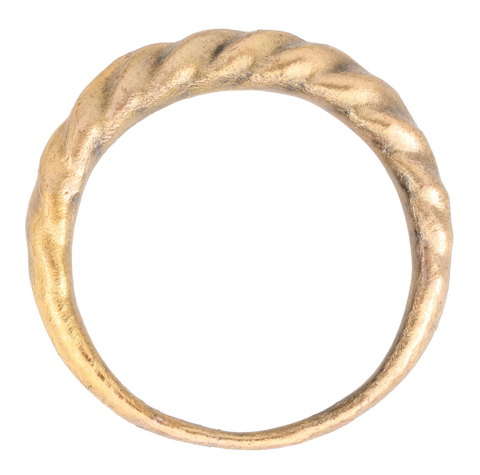 VIKING WARRIOR’S ROPED OR TWIST RING, C.866-1067 AD, SIZE 9 ¾ - The History Gift Store