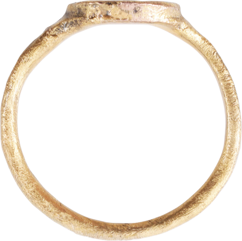 ROMAN SIGNET RING, C.100-450 AD, SIZE 8 3/4 - Fagan Arms