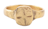 EUROPEAN CHRISTIAN RING, 1400-1600, SIZE 9 ¾ - Fagan Arms