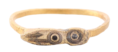 ROMAN EVIL EYE MYSTICAL RING, 1ST-3RD CENTURY AD, SIZE 7 ½ - Fagan Arms