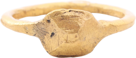 FINE ROMAN PROSTITUTE'S RING, C.100-300 AD, SIZE 7 1/2 - The History Gift Store