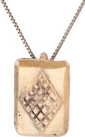 FINE ROMAN LEGIONARY’S SWORD BELT MOUNT NECKLACE MID-LATE 4TH CENTURY AD - The History Gift Store