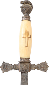 KNIGHTS TEMPLAR SWORD, LATE 19TH CENTURY - The History Gift Store