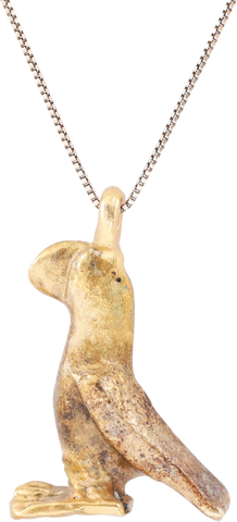 ANCIENT ROMAN PARROT PENDANT NECKLACE, 2ND-5TH CENTURY AD - The History Gift Store