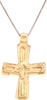 BYZANTINE CROSS PENDANT NECKLACE 6TH-8TH CENTURY AD - Fagan Arms