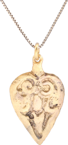 ANCIENT VIKING HEART PENDANT NECKLACE, 866-1067 AD - Fagan Arms