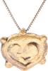 RARE ANCIENT VIKING HEART PENDANT NECKLACE, C.850-1050 AD - Fagan Arms