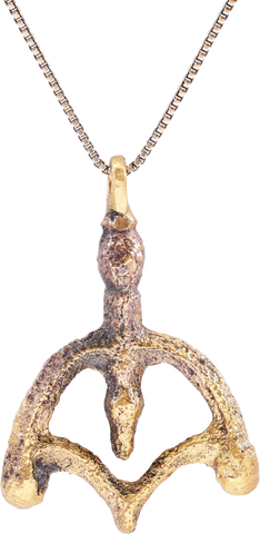 FINE ANCIENT VIKING LUNAR PENDANT NECKLACE 10TH-EARLY 11TH CENTURY - The History Gift Store