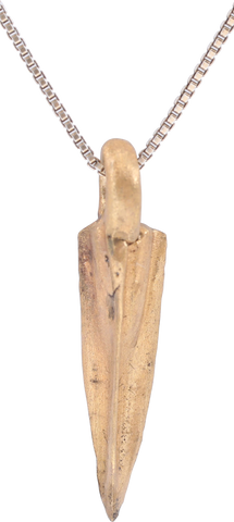 ROMAN TRIANGULAR ARROWHEAD NECKLACE, 100BC-100AD - Fagan Arms