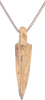 ROMAN TRIANGULAR ARROWHEAD NECKLACE, 100BC-100AD - Fagan Arms