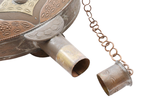 MOROCCAN POWDER FLASK LATE 19TH CENTURY - Fagan Arms