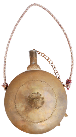 MOROCCAN POWDER FLASK LATE 19TH CENTURY - Fagan Arms