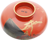 JAPANESE LACQUER BOWL WITH MOUNT FUJI, C.1880-90 - Fagan Arms