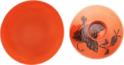 JAPANESE LACQUER BOWL AND COVER MEIJI PERIOD, 1867-1912 - The History Gift Store