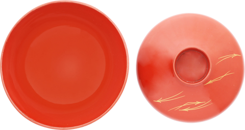 FINE JAPANESE LACQUERED BOWL AND COVER, C.1880 - Fagan Arms