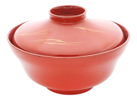 FINE JAPANESE LACQUERED BOWL AND COVER, C.1880 - The History Gift Store