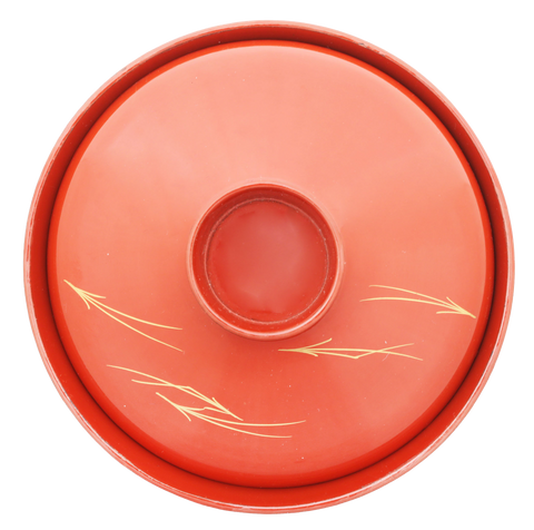 FINE JAPANESE LACQUERED BOWL AND COVER, C.1880 - The History Gift Store