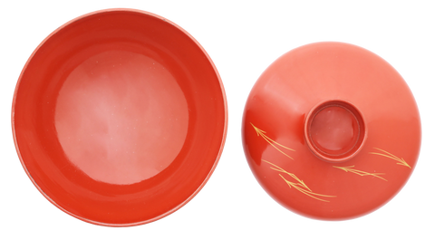 FINE JAPANESE LACQUERED BOWL AND COVER, C.1880 - The History Gift Store
