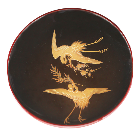 JAPANESE LACQUERED BOWL, OWAN, MEIJI PERIOD, 1868-1912 - The History Gift Store