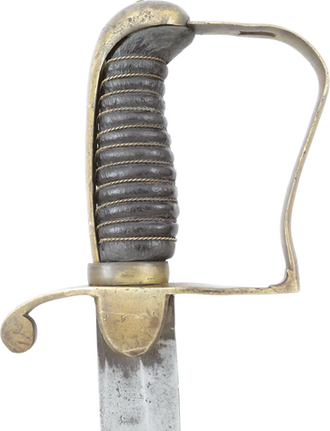 RARE AMERICAN WAR OF 1812 LIGHT CAVALRY FLANK OFFICER SWORD - Fagan Arms