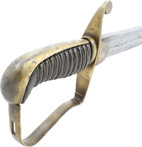 RARE AMERICAN WAR OF 1812 LIGHT CAVALRY FLANK OFFICER SWORD - Fagan Arms
