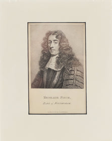ENGLISH PRINT (INTAGLIO) Heneage Finch - The History Gift Store