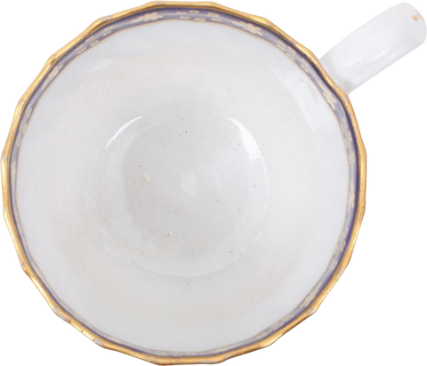 SCOTTISH PRIDE! WORCESTER CUP AND SAUCER C.1770-80 - Fagan Arms