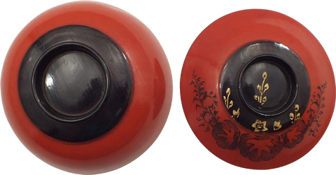 JAPANESE LACQUERED COVERED BOWL MEIJI PERIOD, 1867-1912 - Fagan Arms