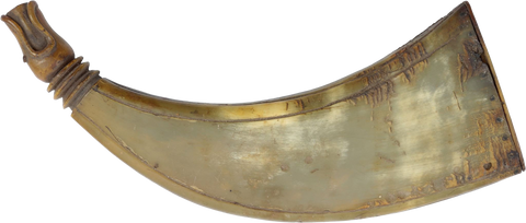 EUROPEAN POWDER FLASK C.1700-50 - Fagan Arms