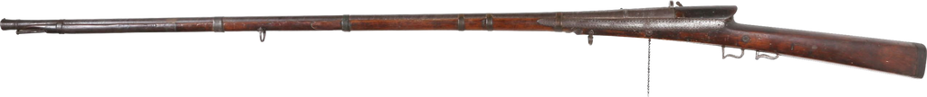 VERY RARE TWO SHOT SUPERIMPOSED INDO-PERSIAN MATCHLOCK MUSKET - Fagan Arms