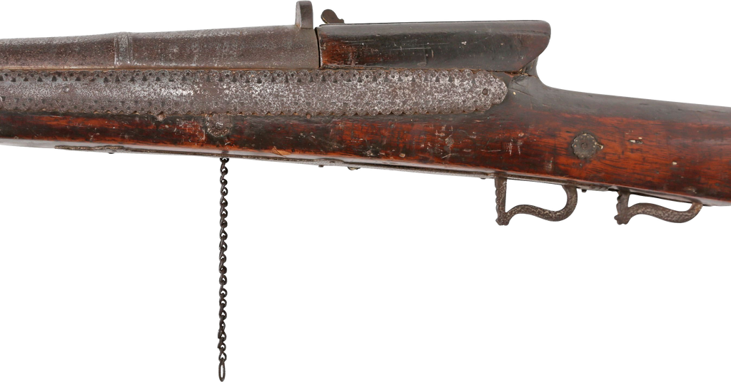 VERY RARE TWO SHOT SUPERIMPOSED INDO-PERSIAN MATCHLOCK MUSKET - Fagan Arms