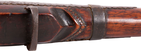 VERY RARE TWO SHOT SUPERIMPOSED INDO-PERSIAN MATCHLOCK MUSKET - Fagan Arms