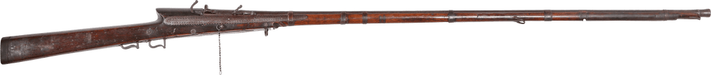 VERY RARE TWO SHOT SUPERIMPOSED INDO-PERSIAN MATCHLOCK MUSKET - Fagan Arms