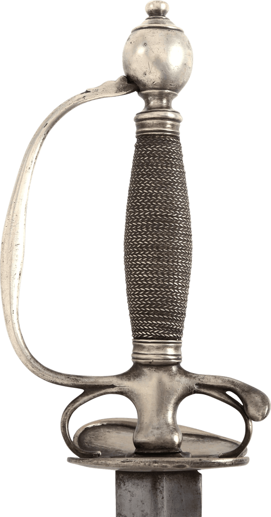 RARE AMERICAN SILVER HILTED SMALLSWORD C.1750 - Fagan Arms