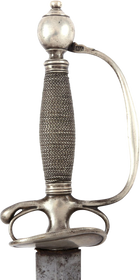 RARE AMERICAN SILVER HILTED SMALLSWORD C.1750 - Fagan Arms