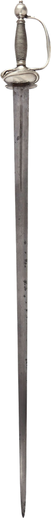 RARE AMERICAN SILVER HILTED SMALLSWORD C.1750 - Fagan Arms