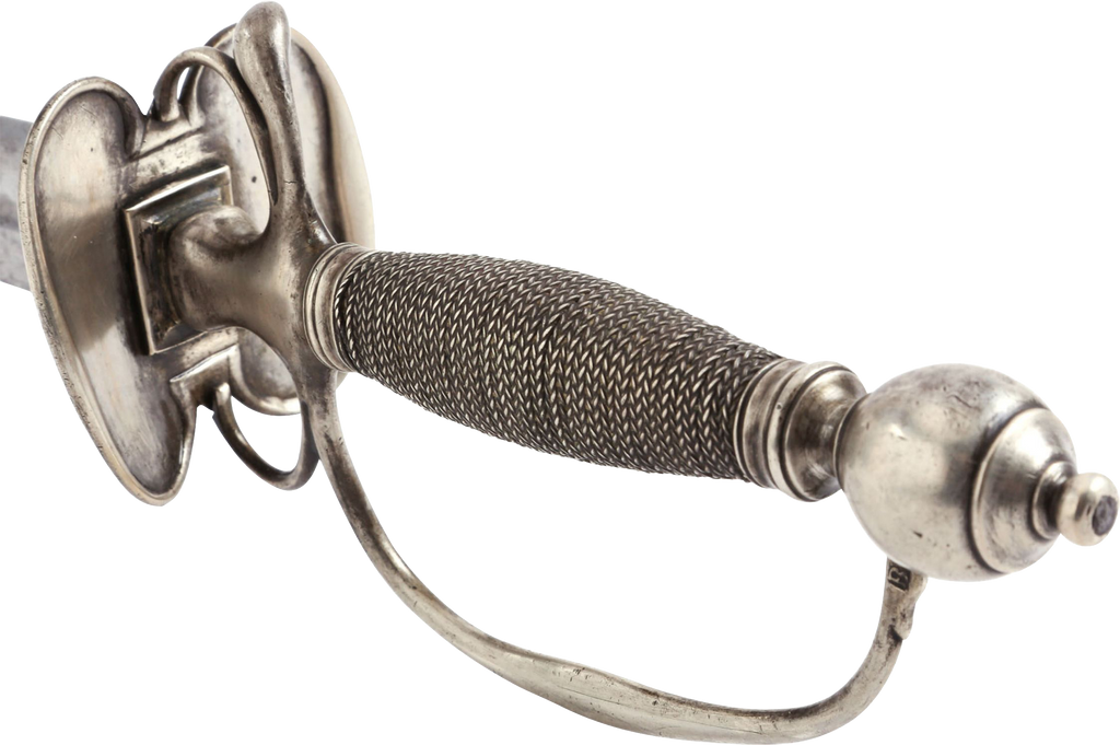 RARE AMERICAN SILVER HILTED SMALLSWORD C.1750 - Fagan Arms