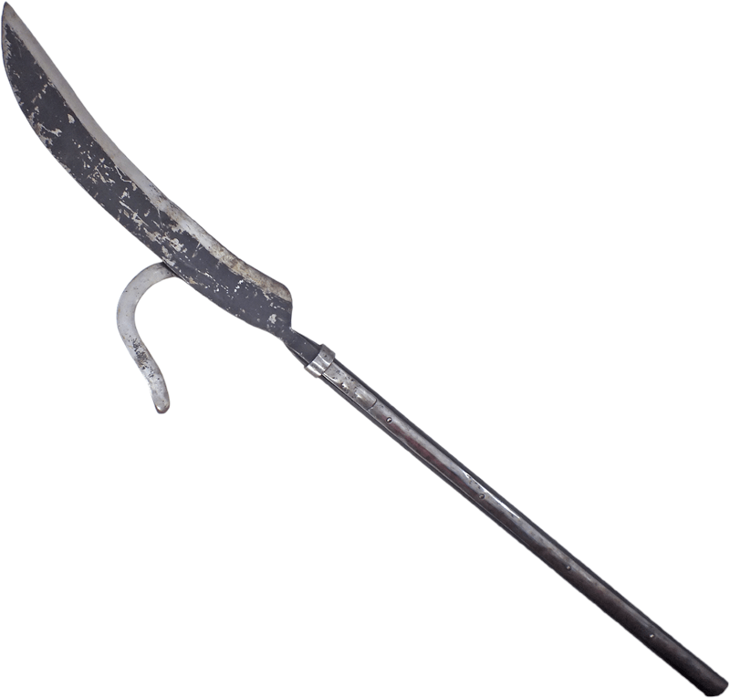 A 17th CENTURY GERMAN OR SWISS WAR SCYTHE. - The History Gift Store