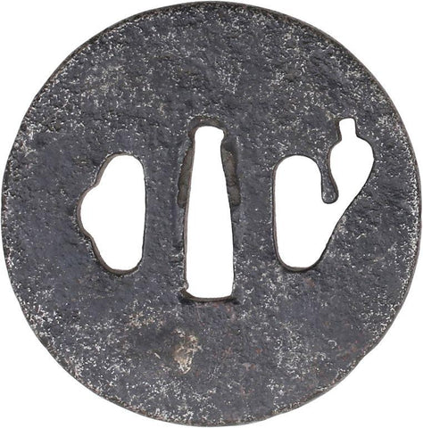 17th CENTURY IRON TSUBA - Fagan Arms