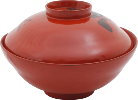 JAPANESE LACQUER BOWL AND COVER MEIJI PERIOD, 1867-1912 - Fagan Arms