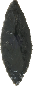 GOOD PRE-COLUMBIAN OBSIDIAN SPEAR POINT - Fagan Arms